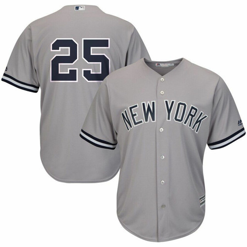 Gleyber Torres New York Yankees Majestic Road Official Cool Base Jersey Gray 2019 Model A26830