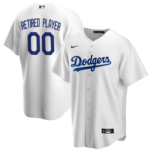 Men'S Los Angeles Dodgers White Home Pick-A-Player Retired Roster Baseball Jersey Mlb Baseball Jersey801