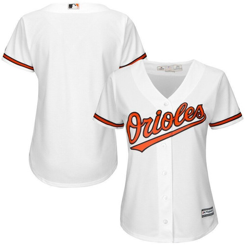 Baltimore Orioles Majestic Womens Cool Base Jersey Jersey White 2021