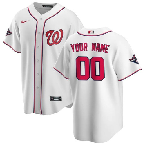 Washington Nationals Personalized 2020 Mlb White Custom Jersey