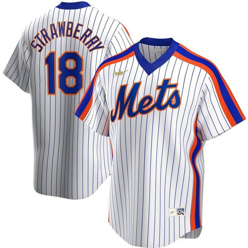 New York Mets Darryl Strawberry #18 2020 Mlb White Jersey