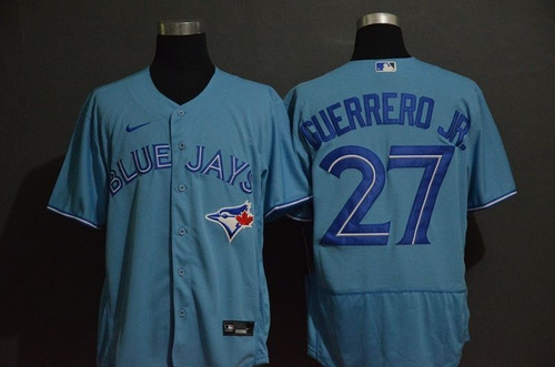 Vladimir Guerrero Jr #27 Toronto Blue Jays Light 2020 Mlb Blue Jersey