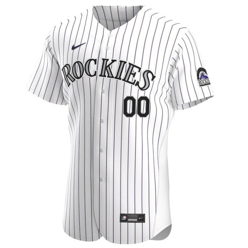 Colorado Rockies 2020 Mlb Personalized Custom White Stripe Lines Custom Jersey