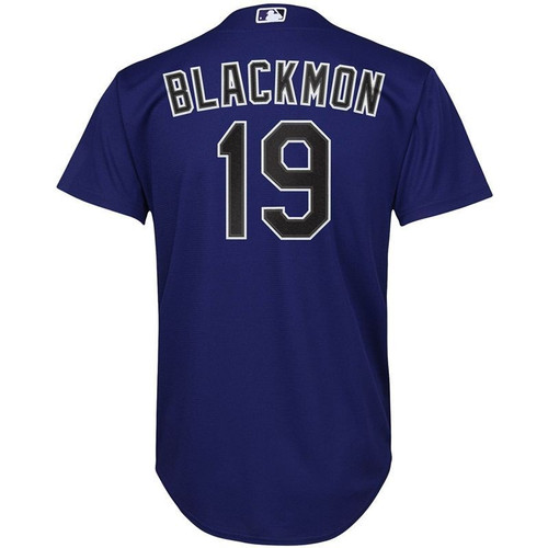 Colorado Rockies Charlie Blackmon #19 2020 Mlb Navy Blue Jersey