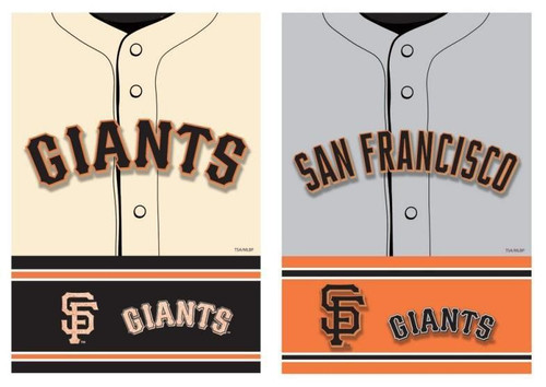 San Francisco Giants Garden Flag 2 Sided Jersey