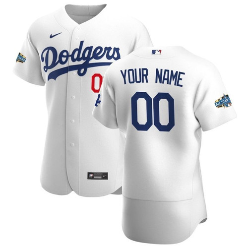 Los Angeles Dodgers 2020 Mlb Personalized Custom White Custom Jersey