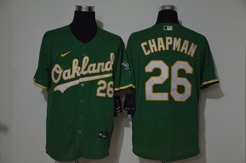 Oakland Athletics Matt Chapman #26 2020 Mlb Green Jersey
