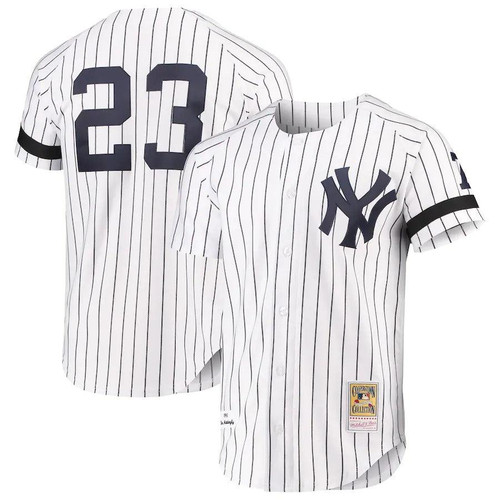 Don Mattingly New York Yankees Mitchell & Ness Cooperstown Collection  Jersey – White