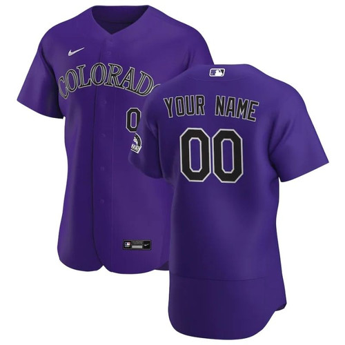 Colorado Rockies 2020 Mlb Personalized Custom Purple Jersey