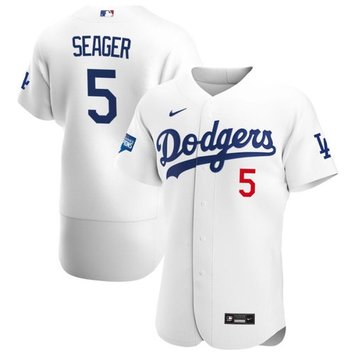 Los Angeles Dodgers Corey Seager #5 2020 Mlb White Jersey