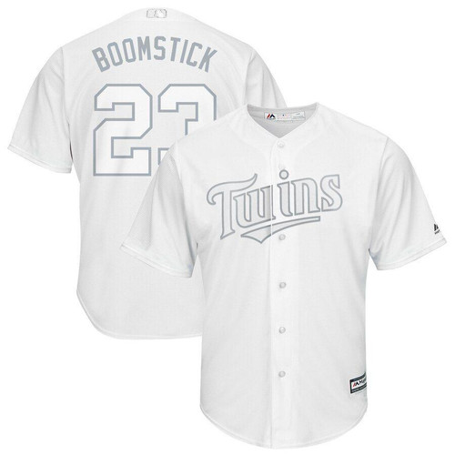 Nelson Cruz Boomstick Minnesota Twins Majestic 2019 Players Weekend Player Jersey White 2019