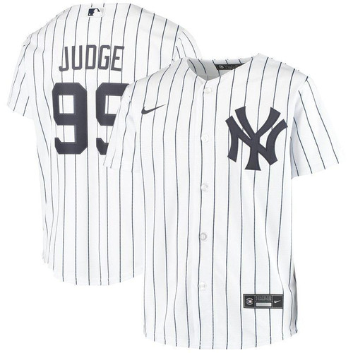 New York Yankees Aaron Judge #99 2020 MLB White Jersey