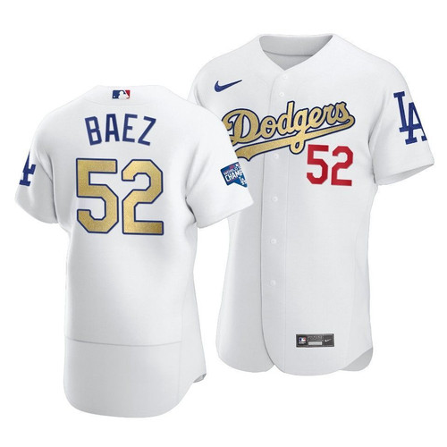 Los Angeles Dodgers Pedro Baez #52 2021 Gold Program Jersey