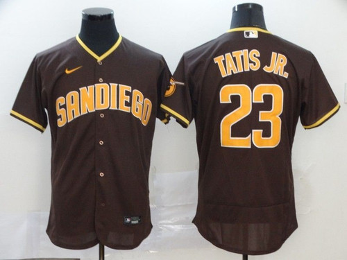 San Diego Padres Fernando Tatis Jr. #23 Mlb 2020 Brown Jersey
