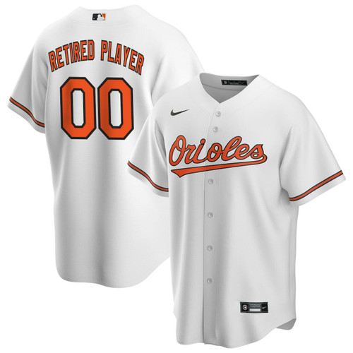 Men'S Baltimore Orioles White Home Pick-A-Player Retired Roster Baseball Jersey Mlb Baseball Jersey1003