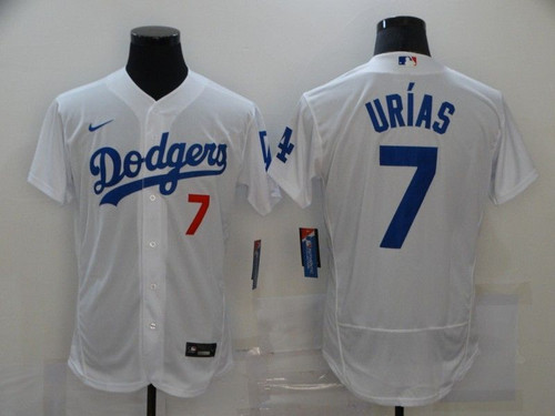 Los Angeles Dodgers Julio Urias #7 2020 Mlb White Jersey