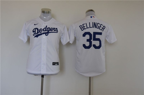 Los Angeles Dodgers Cody Bellinger #35 2020 Mlb White Jersey