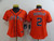 Houston Astros Alex Bregman #2 2020 Mlb Orange Womens Jersey