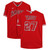 Mike Trout Los Angeles Angels Fanatics  Autographed Red Nike Replica Replica  Jersey with "14, 16, 19 AL MVP" Inscription