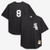 Men's Chicago White Sox Bo Jackson Mitchell & Ness Black Cooperstown Collection Big & Tall Mesh Batting Practice Jersey