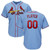 St. Louis Cardinals Majestic Alternate Cool Base Custom Jersey Jersey Light Blue 2021