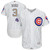 Chicago Cubs David Ross #3 White Stripes 2016 Cubs Championship Gold Edition Jersey
