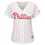 Andrew Mccutchen Philadelphia Phillies Majestic Womens Cool Base Player Jersey Jersey White/Scarlet 2021