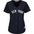 New York Yankees Majestic Womens Fashion Cool Base Jersey Jersey Navy 2021