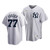MenS New York Yankees Clint Frazier #77 Cooperstown Collection White Home Jersey