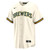 Men's Milwaukee Brewers  Nike White #1 Groom Home Replica Jersey