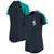 Stitches Navy Seattle Mariners Logo Button-Down Jersey