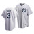 MenS New York Yankees Babe Ruth #3 Cooperstown Collection White Home Jersey