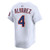 Men's New York Mets Francisco Alvarez Nike White Home Limited Player Jersey