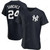 Gary Sanchez #24 New York Yankees Black Baseball Tee Jersey Shirt