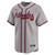 Men's Atlanta Braves Ozzie Albies Nike Gray Road Limited Player Jersey