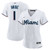 Women's Miami Marlins  Nike White #1 Bride Home Replica Jersey