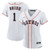Women's Houston Astros  Nike White #1 Bride Home Replica Jersey