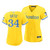 Red Sox David Ortiz #34 2021 City Connect Gold Women'S Replica Jersey