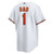 Men's Baltimore Orioles  Nike White #1 Dad Home Replica Jersey