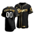 Men'S Texas Rangers Custom #00 Golden Edition Black  Jersey