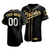 Men'S Baltimore Orioles Custom #00 Golden Edition Black  Jersey