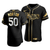 Men'S Tampa Bay Rays Charlie Morton #50 Gold Edition Black  Jersey