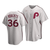 Men'S Philadelphia Phillies Robin Roberts #36 Cooperstown Collection White Home Jersey