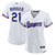 Women's Texas Rangers Jake Burger Nike White Home Replica Jersey