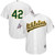 Oakland Athletics Majestic 2019 Jackie Robinson Day Official Cool Base Jersey White 2019