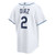 Men's  Tampa Bay Rays Yandy Díaz Nike White Home Replica Jersey