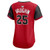 Women's Chicago White Sox Andrew Vaughn Nike Red/Black 2025 City Connect Limited Player Jersey