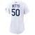 Women's  Los Angeles Dodgers Mookie Betts Nike White Home Stadium Jersey