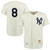 Men'S New York Yankees Yogi Berra Mitchell & Ness Cream/Navy Throwback 1951 Baseball Jersey Mlb Baseball Jersey1389