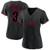 Women's Philadelphia Phillies Bryce Harper Profile Black Plus Size Player Name & Number Fashion Jersey